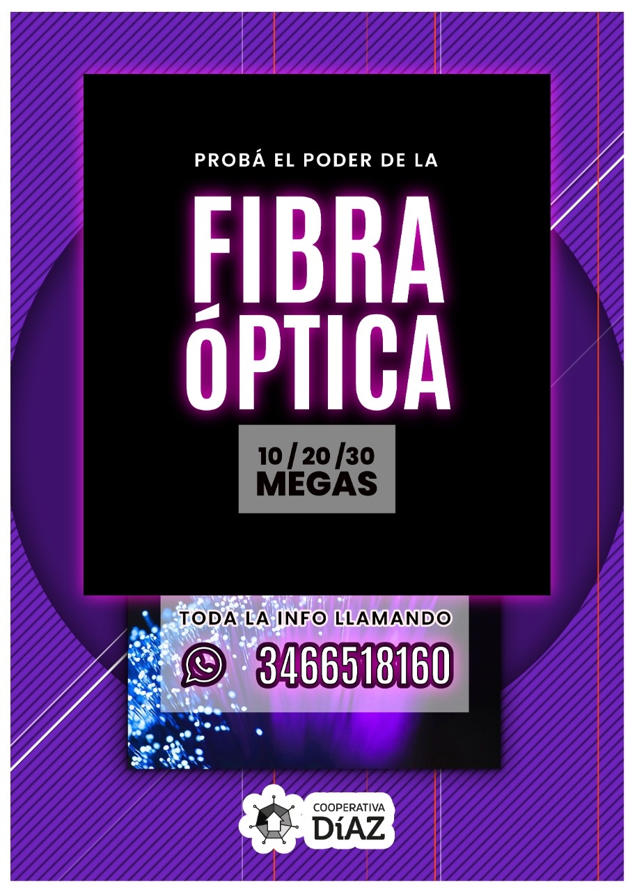 Alta servicio Fibra Optica